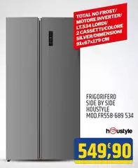 Total - Frigorifero Side By Side Houstyle Mod.fr558-6889 534 Total - Frigorifero Side By Side Houstyle Mod.fr558-6889 534