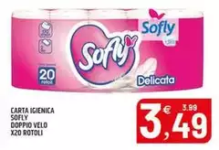 Sofly - Carta Igienica Doppio Velo X20 Rotoli Sofly - Carta Igienica Doppio Velo X20 Rotoli