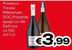 Le Vie Dell'Uva - Prosecco Treviso Millesimato DOC Le Vie Dell'Uva - Prosecco Treviso Millesimato DOC