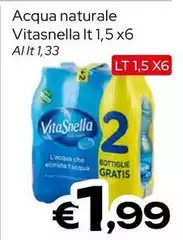 Vitasnella - Acqua Naturale Vitasnella - Acqua Naturale