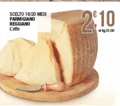 Parmigiano reggiano - Scelto 18/20 Mesi Parmigiano Reggiano