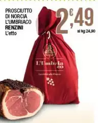 Renzini - Prosciutto Di Norcia L'umbriaco Renzini - Prosciutto Di Norcia L'umbriaco