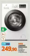 Daya - Lavatrice DHW812IVA3 Daya - Lavatrice DHW812IVA3