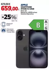 Apple - Smartphone iPhone 16 128GB Apple - Smartphone iPhone 16 128GB