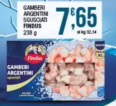 Findus - Gamberi Argentini Sgusciati Findus - Gamberi Argentini Sgusciati