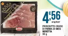 Beretta - Prosciutto Crudo Di Parma 20 Mesi Beretta - Prosciutto Crudo Di Parma 20 Mesi