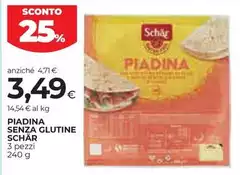 Schar - Piadina Senza Glutine Schar - Piadina Senza Glutine