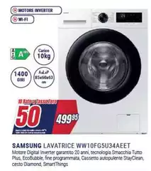 Samsung - Lavatrice WW10FG5U34AET Samsung - Lavatrice WW10FG5U34AET