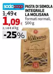 La Molisana - Pasta Di Semola Integrale La Molisana - Pasta Di Semola Integrale