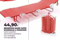 Mare - Brandina Capri Schienale 4 Posizioni Mare - Brandina Capri Schienale 4 Posizioni