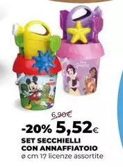 Set Secchielli Con Annaffiatoio