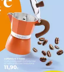 Tognana porcellane - Caffettiera 3 Tazze Tognana porcellane - Caffettiera 3 Tazze