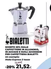 Bialetti - Sconto 20% Sulle Caffettiere In Alluminio, In Acciaio E Sugli Accessori Per Caffettiera Bialetti - Sconto 20% Sulle Caffettiere In Alluminio, In Acciaio E Sugli Accessori Per Caffettiera
