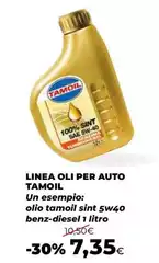 Tamoil - Linea Oli Per Auto Tamoil - Linea Oli Per Auto