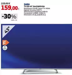 Saba -  TV LED 43" 43A35M10VA