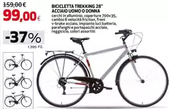 Bicicleta Trekking 28" Acciaio Uomo O Donna Bicicleta Trekking 28" Acciaio Uomo O Donna