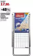 Vileda - Stendibiancheria Tabu In Alluminio Vileda - Stendibiancheria Tabu In Alluminio