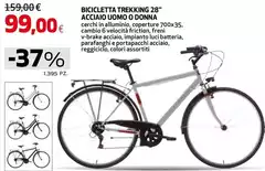 Bicicleta Trekking 28" Acciaio Uomo O Donna Bicicleta Trekking 28" Acciaio Uomo O Donna