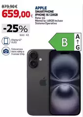Apple - Smartphone Iphone 16 128GB Apple - Smartphone Iphone 16 128GB