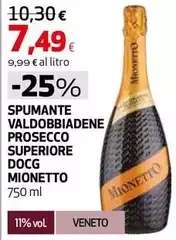 Mionetto - Spumante Valdobbiadene Prosecco Superiore DOCG Mionetto - Spumante Valdobbiadene Prosecco Superiore DOCG