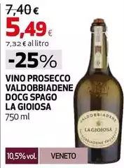 La Gioiosa - Vino Prosecco Valdobbiadene DOCG Spago La Gioiosa - Vino Prosecco Valdobbiadene DOCG Spago