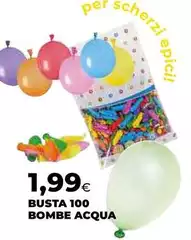 Busta 100 Bombe Acqua Busta 100 Bombe Acqua