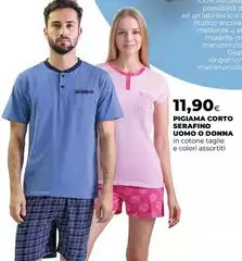 Serafino - Pigiama Corto  Uomo O Donna