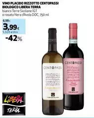 Libera terra - Vino Placido Rizzotto Centopassi Biologico Libera terra - Vino Placido Rizzotto Centopassi Biologico
