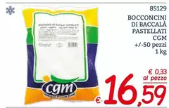 Cgm - Bocconcini Di Baccalà Pastellati Cgm - Bocconcini Di Baccalà Pastellati