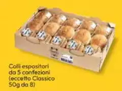 Colli Espositori Da 5 Confezioni (Ecchetto Classico 50g Da 8) Colli Espositori Da 5 Confezioni (Ecchetto Classico 50g Da 8)