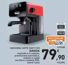 Gaggia - Macchina Caffe' Eguli03