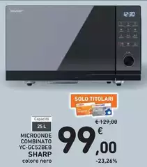 Sharp - Microonde Combinato YC-GC52BEB Sharp - Microonde Combinato YC-GC52BEB