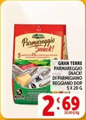 Parmareggio - Snack! Di Parmigiano Reggiano DOP Parmareggio - Snack! Di Parmigiano Reggiano DOP