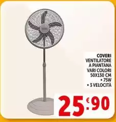 Coveri - Ventilatore A Piantana Vari Colori