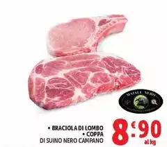 Braciola Di Lombo Di Suino Nero Campano Braciola Di Lombo Di Suino Nero Campano
