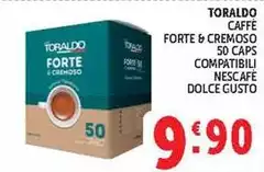 Toraldo - Caffè Forte & Cremoso 50 Caps Compatibili Nescafe Dolce Gusto Toraldo - Caffè Forte & Cremoso 50 Caps Compatibili Nescafe Dolce Gusto