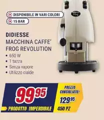 Didiesse - Macchina Caffe' Frog Revolution Didiesse - Macchina Caffe' Frog Revolution