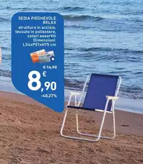 Sedia Pieghevole Relax Sedia Pieghevole Relax