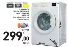 Indesit - Lavatrice Carica Frontale IMT1072NYTIMÉ