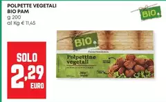 Bio Pam - Polpette Vegetali Bio