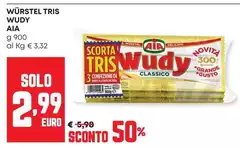 Aia - Würstel Tris Wudy