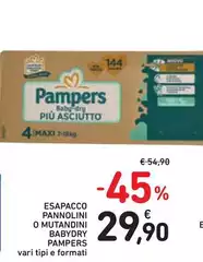 Pampers - Espapacco Pannolini O Mutandini BabyDry Pampers - Espapacco Pannolini O Mutandini BabyDry