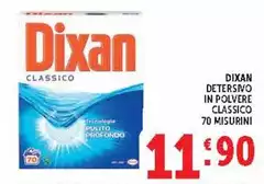Dixan - Detersivo In Polvere Classico 70 Misurini Dixan - Detersivo In Polvere Classico 70 Misurini