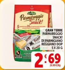 Parmareggio - Snack! Di Parmigiano Reggiano DOP Parmareggio - Snack! Di Parmigiano Reggiano DOP