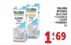 Valsoia - Bevanda Alla Soia Classico Valsoia - Bevanda Alla Soia Classico