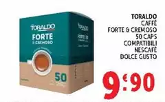 Toraldo - Caffè Forte & Cremoso 50 Caps Compatibili Nescafe Dolce Gusto Toraldo - Caffè Forte & Cremoso 50 Caps Compatibili Nescafe Dolce Gusto