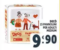 Decò - 15 Pannolini Per Adulti Medium Decò - 15 Pannolini Per Adulti Medium