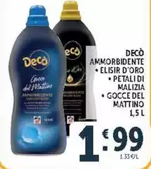 Deco - Ammorbidente Elisir D'oro Deco - Ammorbidente Elisir D'oro