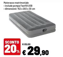 Intex - Materasso Matrimoniale Intex - Materasso Matrimoniale
