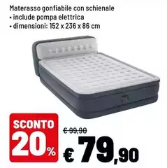 Materasso Gonfiabile Con Schienale Materasso Gonfiabile Con Schienale